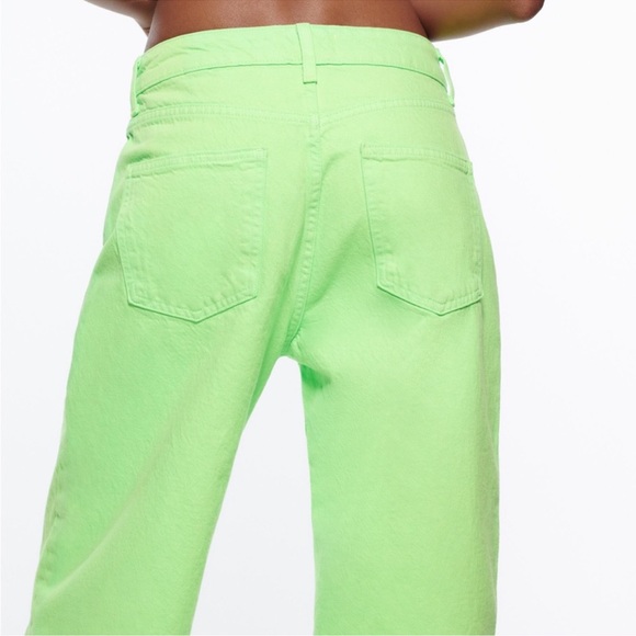 ZARA THE BOOGIE PANT MID RISE FULL LENGTH SUPER WIDE LEG JEANS - Picture 8 of 14